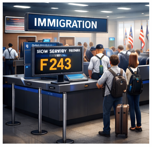 Sistema de gestão de filas na imigração do aeroporto