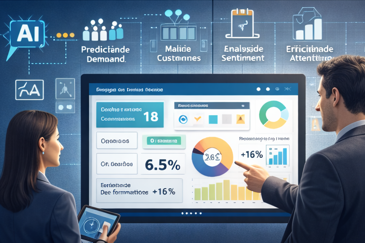 Dashboard de an&aacute;lise de gest&atilde;o de filas