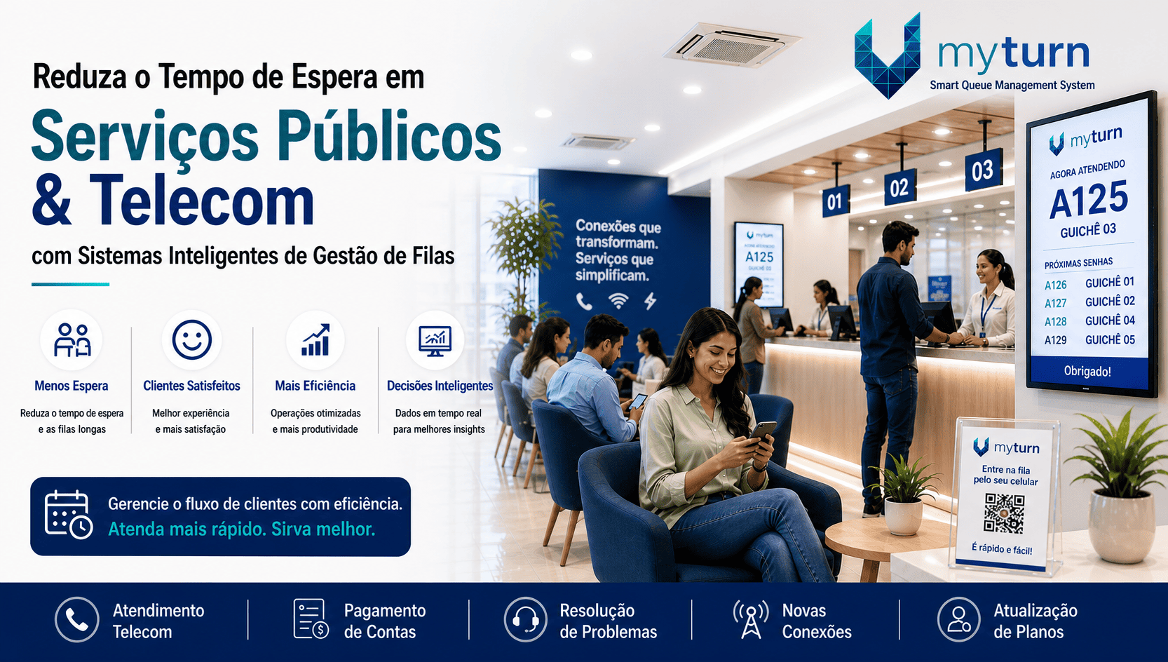 Como Reduzir o Tempo de Espera em Utilities e Telecomunicações