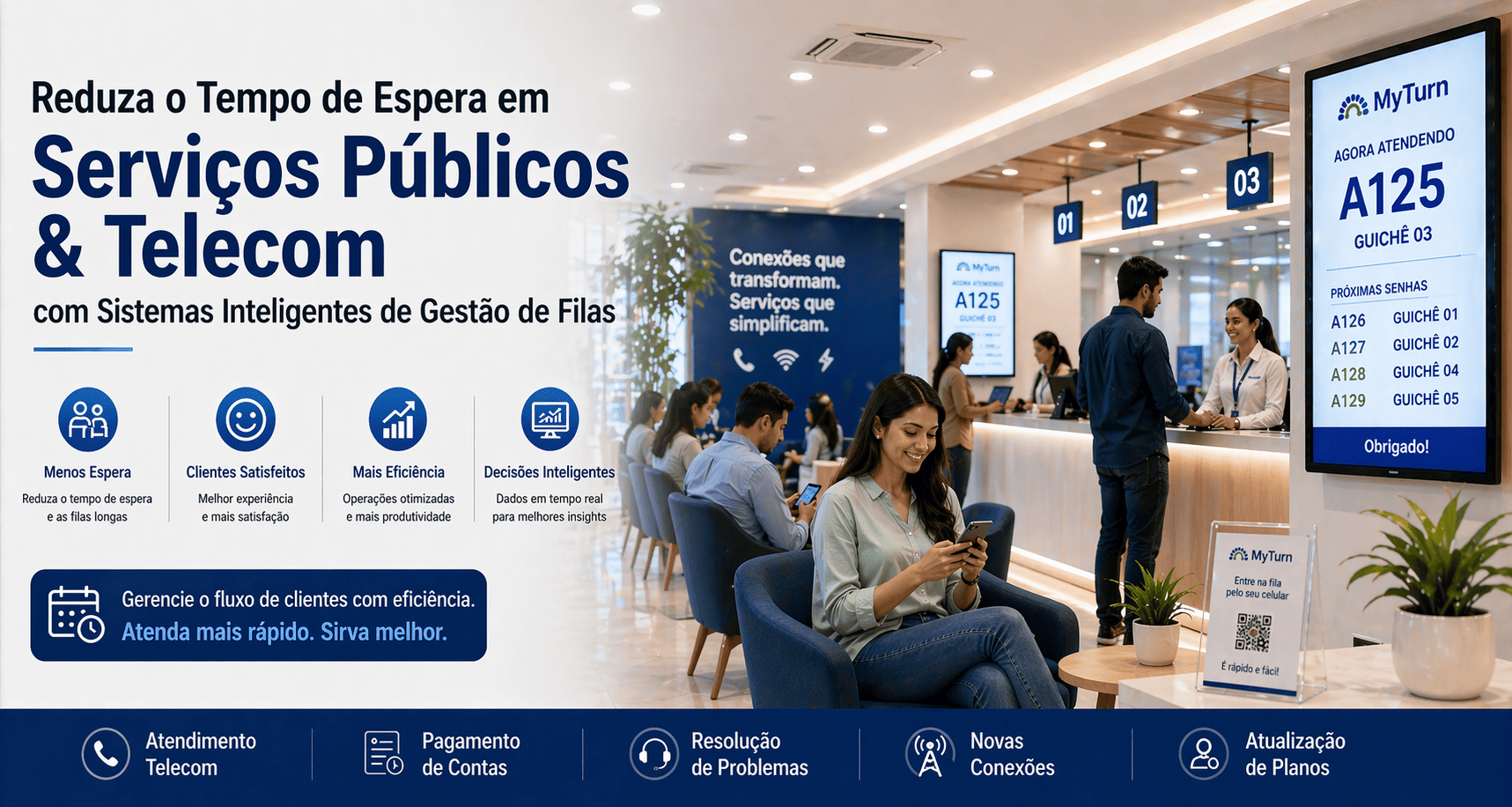 Como Reduzir o Tempo de Espera em Utilities e Telecomunicações