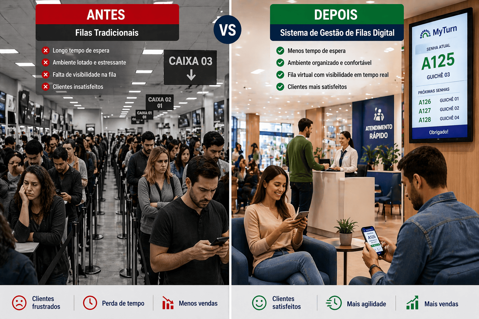 Sistema de Gestão de Filas em Utilities e Telecomunicações