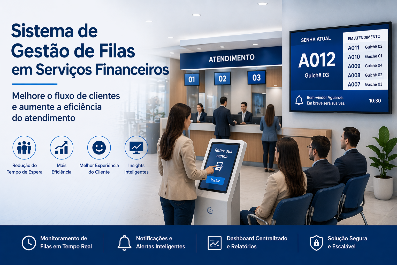 Sistema de Gestão de Filas em Serviços Financeiros