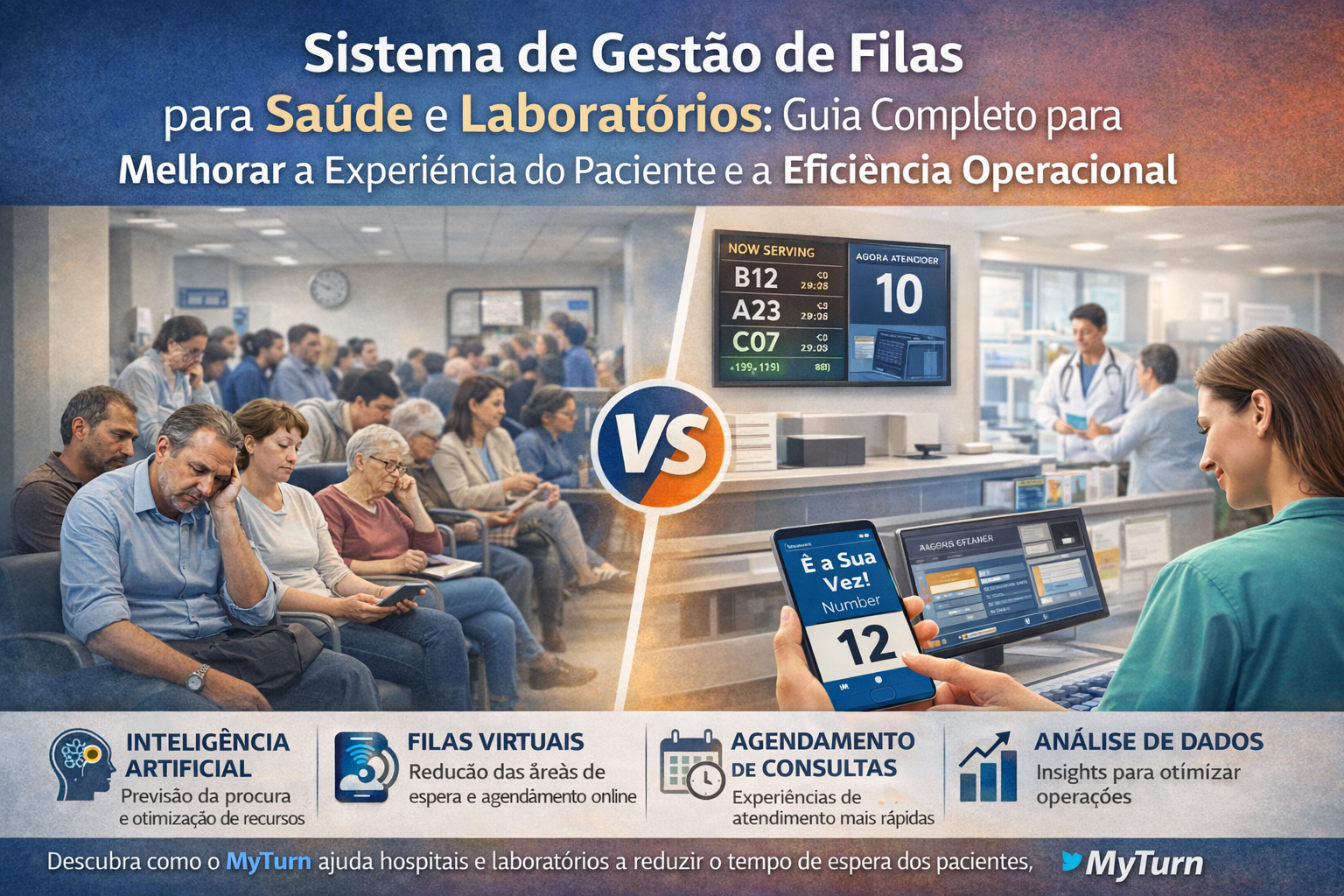 Sistema de Gestão de Filas na Saúde e Laboratórios | Reduzir o Tempo de Espera