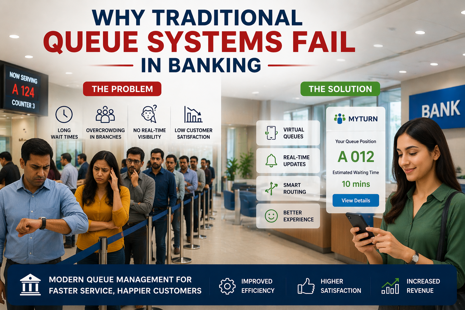 Why Traditional Queue Systems Fail in Banking 